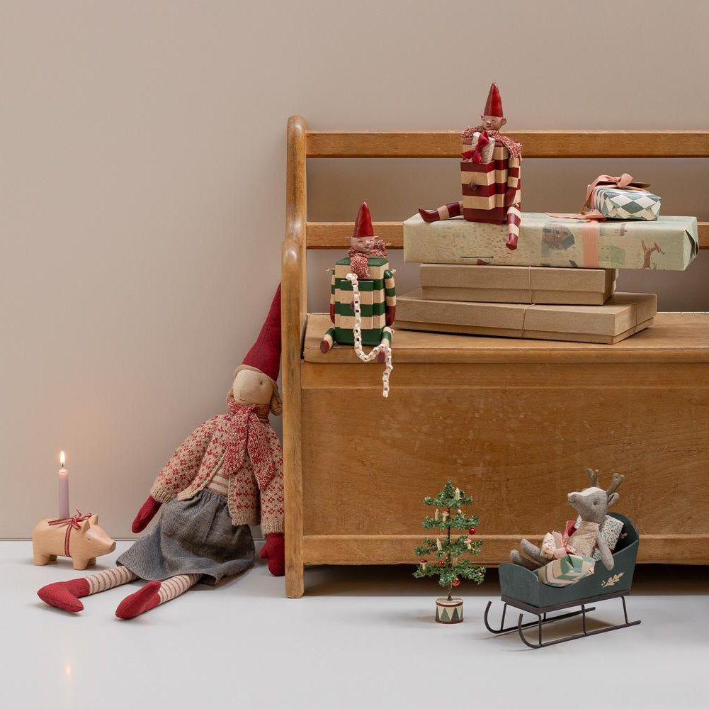 Wichtel Pixy Mädchen Rock und Strickjacke Größe 4 - 60cm - Wohnen auf dem Land