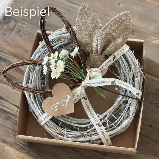 Wohnen auf dem Land Cosy Box Abonnement mit gemütlichen Wohnaccessoires und Dekorationen, sichtbar in der Beispielfoto