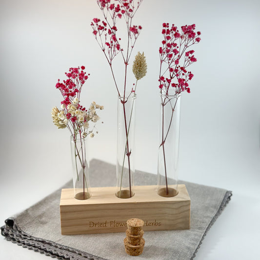 Blumenständer Reagenzglashalter "Dried Flowers"