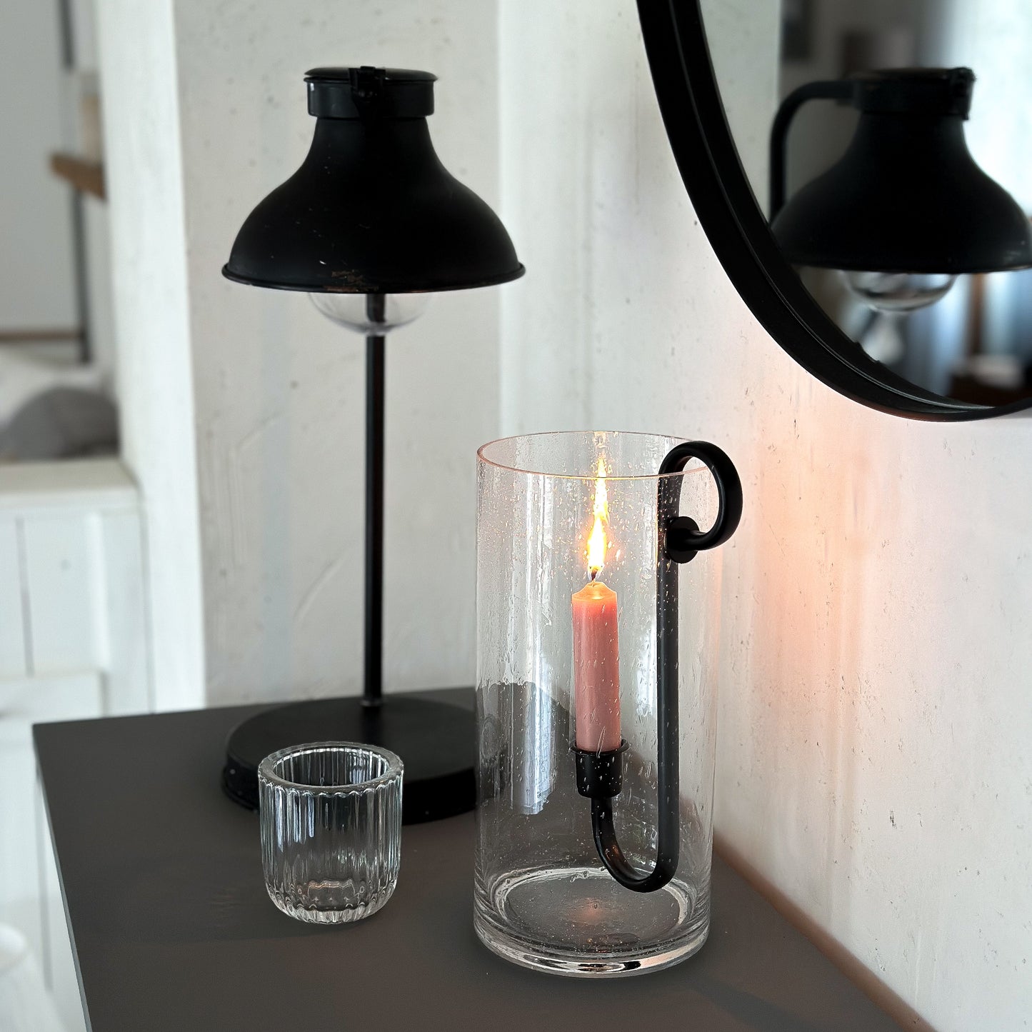 Kerzenhalter Glas Vase "Frazer"