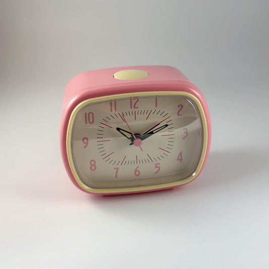 Wecker Alarm Uhr "Retro" Pink