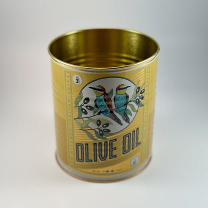 Dose Blumenvase 2er Set "Olive Oil"