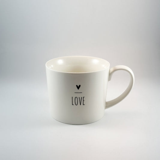 Tasse Kaffee "Love" Porzellan