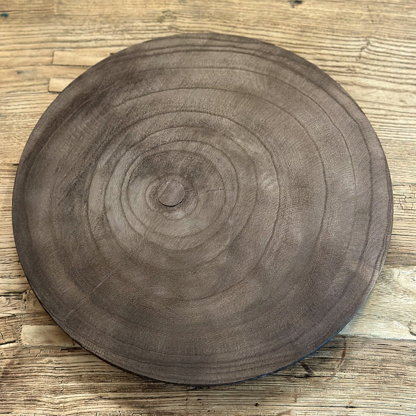 Baumscheibe Untersetzer Deko "Bjork" Holz natur braun 35cm