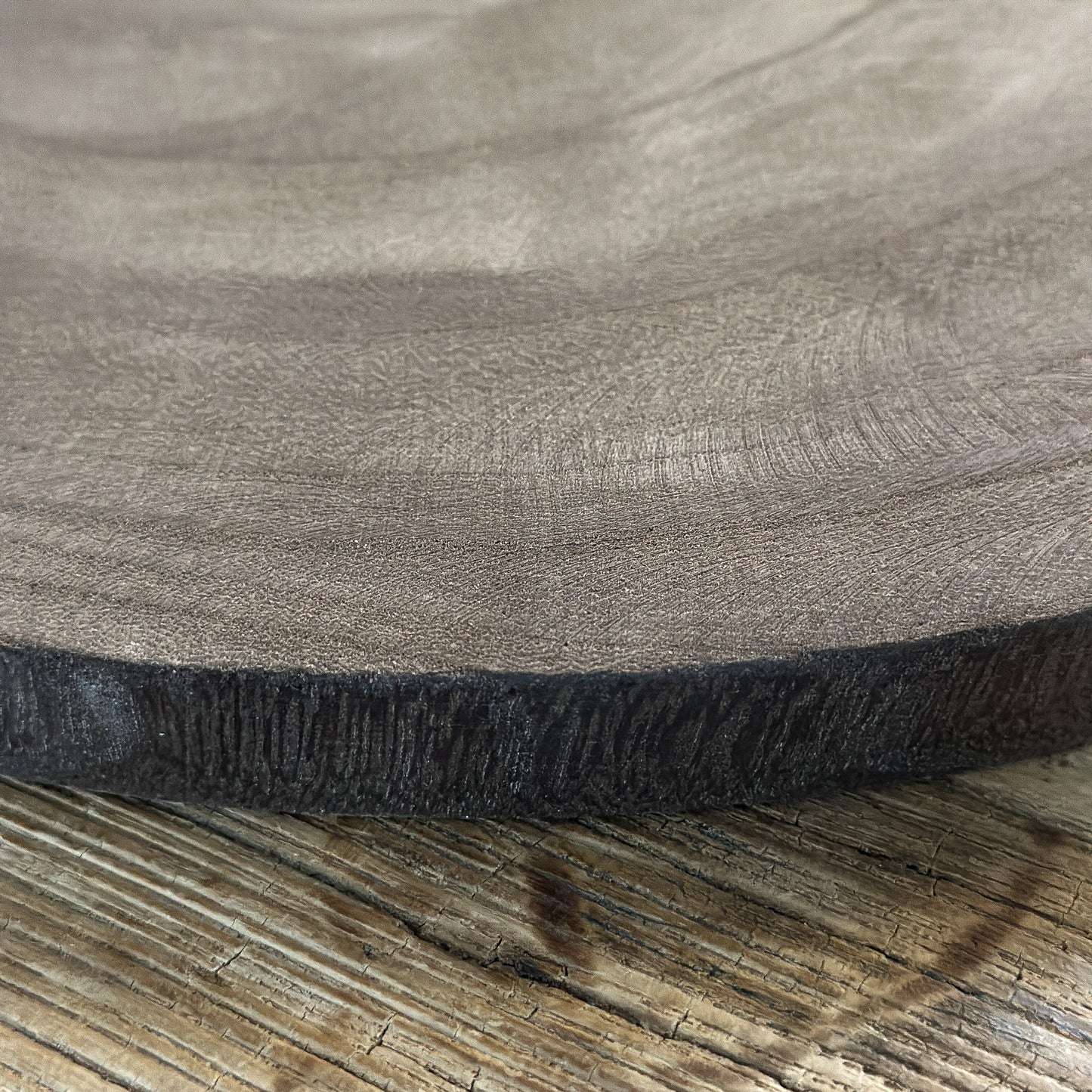 Baumscheibe Untersetzer Deko "Bjork" Holz natur braun 35cm