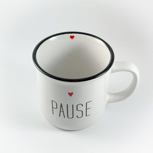Tasse Keramik "Pause"