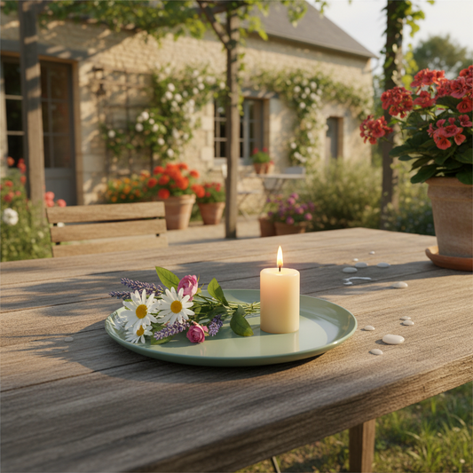 Soft Mint metal tray by Wohnen auf dem Land, 38cm diameter, featuring a smooth, modern design and gentle color.