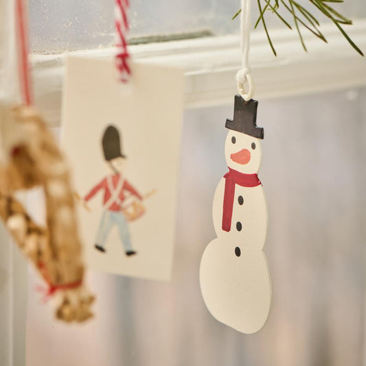 Aufhänger My Nostalgic Christmas "Schneemann" Metall - Wohnen auf dem Land