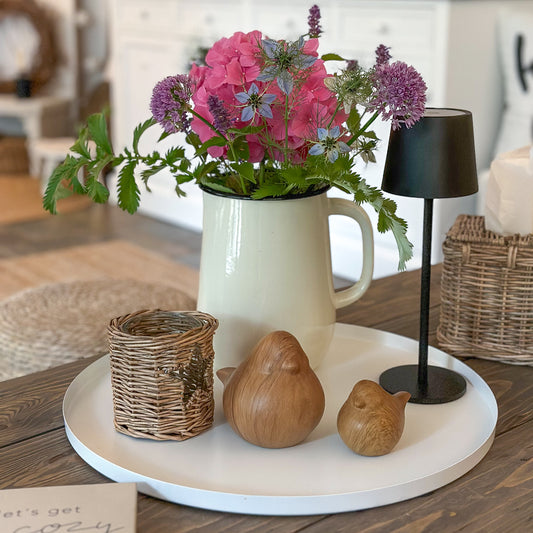 Deko Figur "Vogel" Keramik Braun 2 Größen - Wohnen auf dem Land