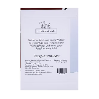Zwerg-Astern-Saat - Wichteltüte - Wohnen auf dem Land