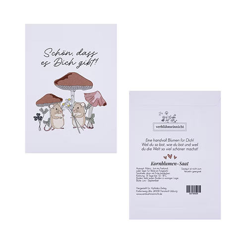 Kornblumen-Saat - Schön, dass es Dich gibt - Wohnen auf dem Land