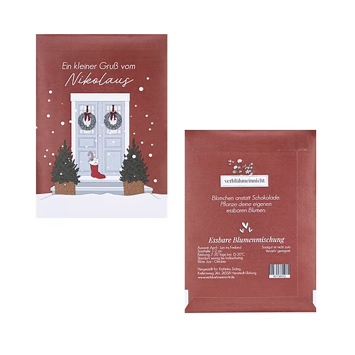 Essbare Blumenmischung - Ein kleiner Gruß vom Nikolaus - Wohnen auf dem Land