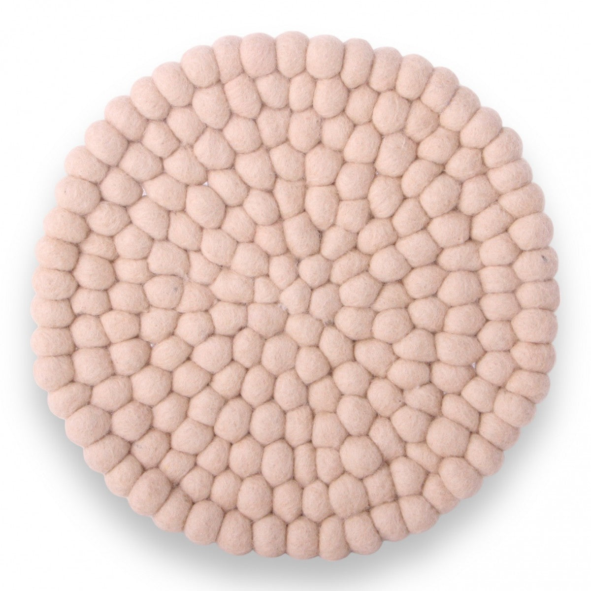 Untersetzer "Big Coaster" Filz Beige 19cm - Wohnen auf dem Land