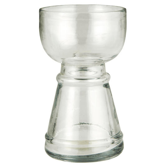 Hyazinthenvase Glas pokalförmig mundgeblasen - Wohnen auf dem Land