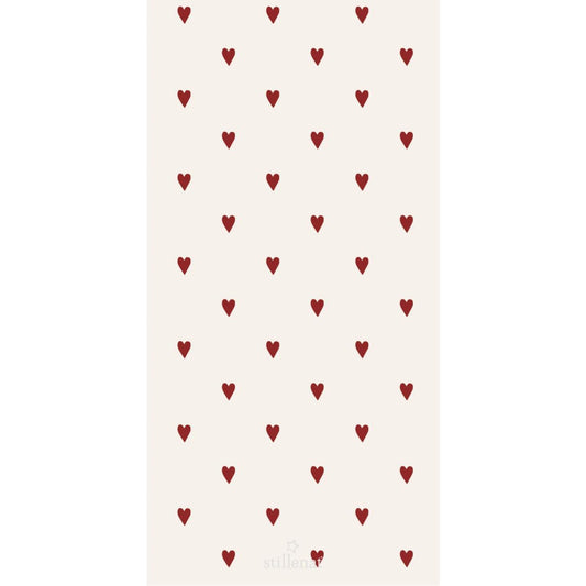 Serviette Herzen 16 Stck - Wohnen auf dem Land