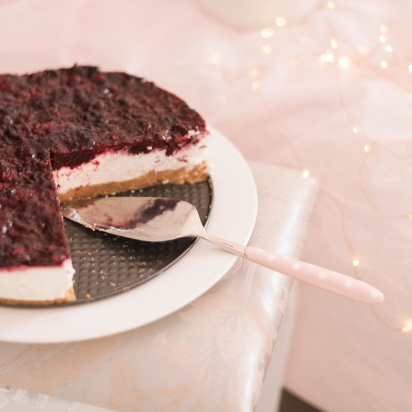 Tortenheber "Polka Dots" Edelstahl 25cm 3 Farben - Wohnen auf dem Land