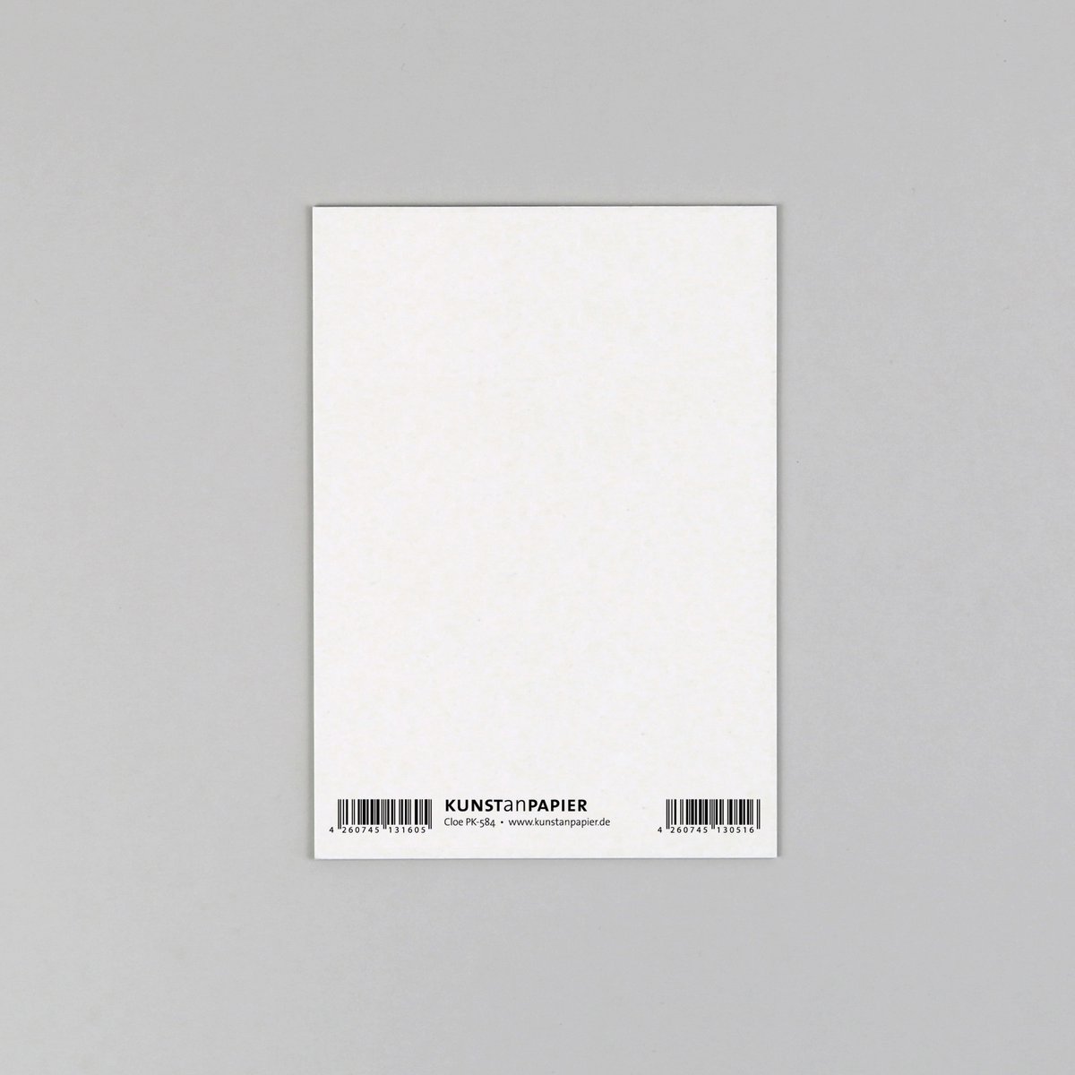 Postkarte "Cloe Natur" Streifen Holzschliff - Wohnen auf dem Land