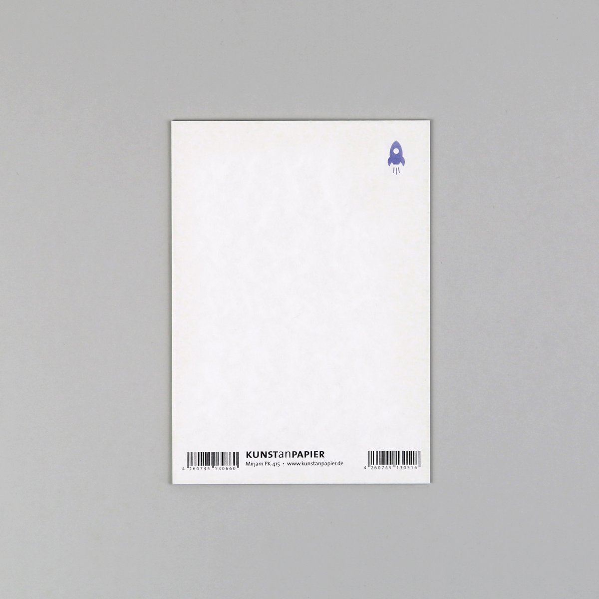 Postkarte "Mirjam Rakete" Holzschliff - Wohnen auf dem Land