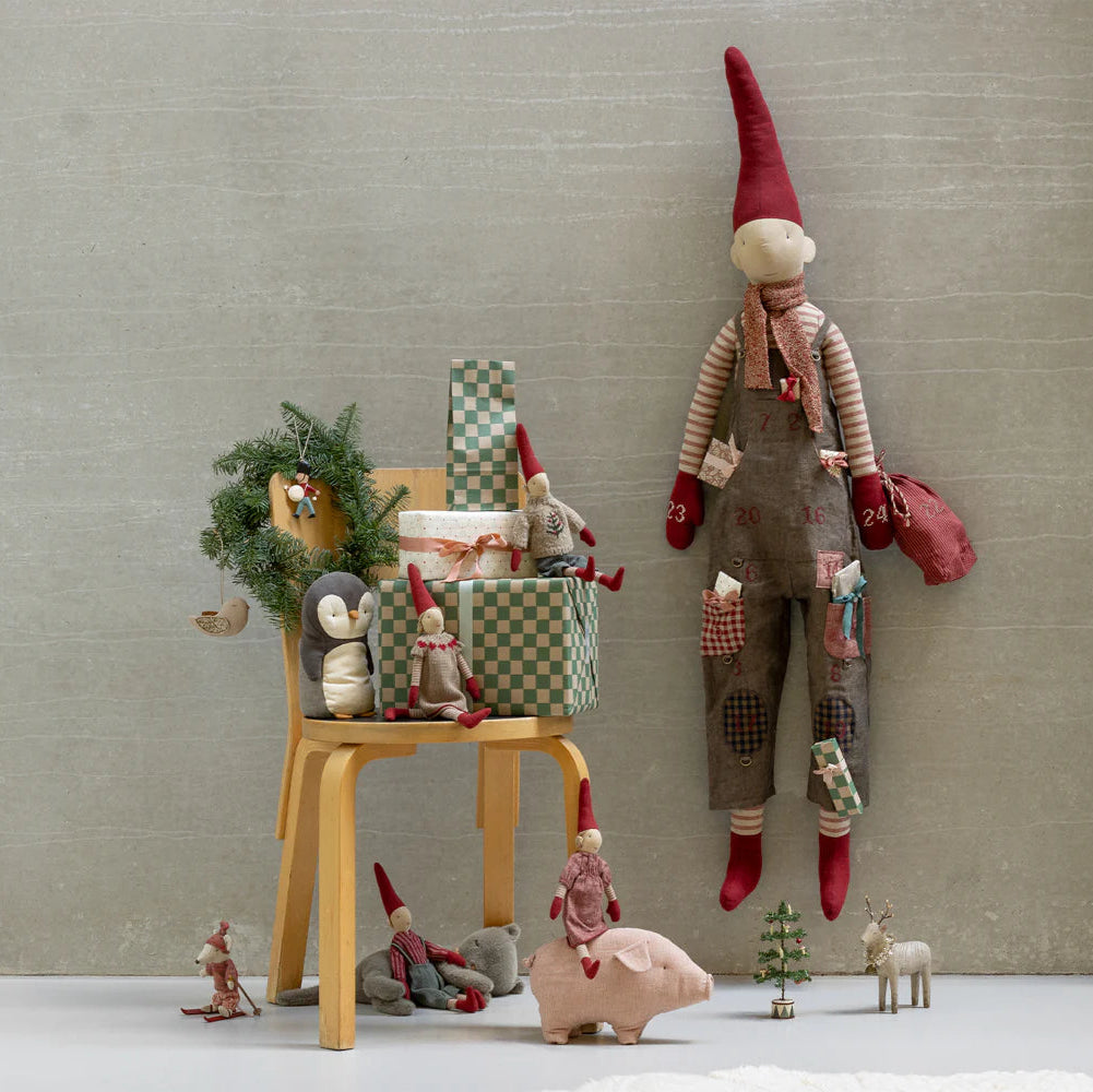 Wichtel Pixy Junge Rotes Hemd Größe 2 - 31cm