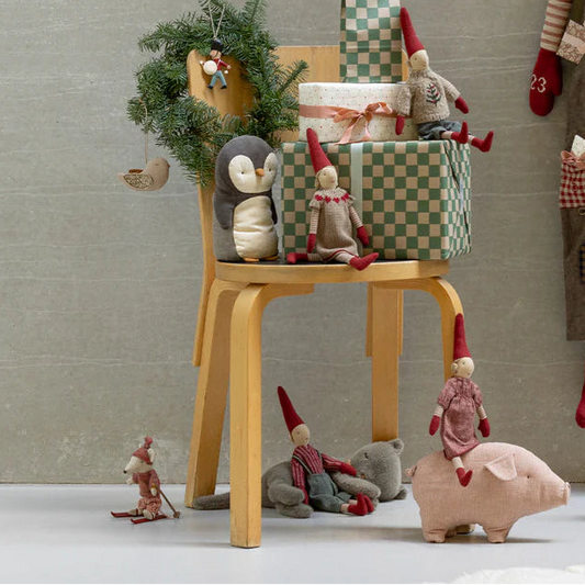 Wichtel Pixy Junge Rotes Hemd Größe 2 - 31cm