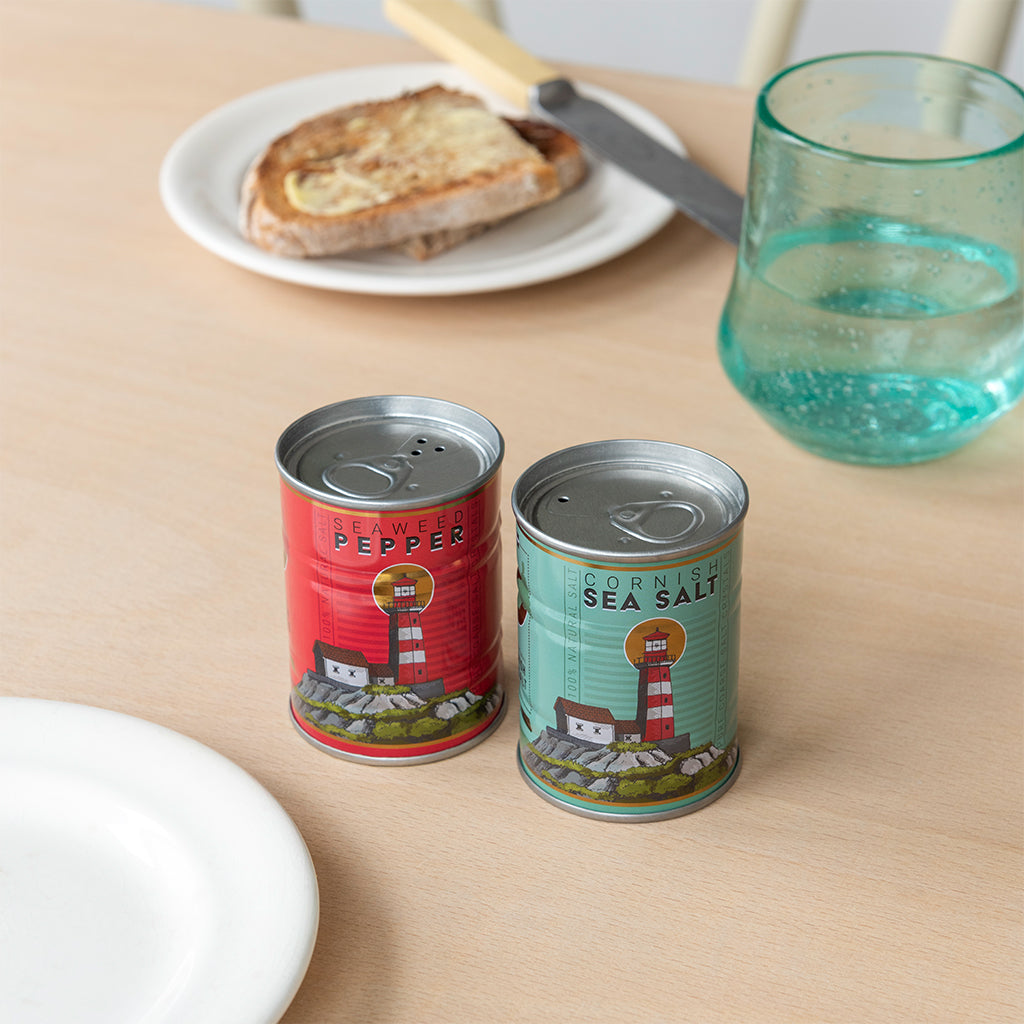 Salz- und Pfefferstreuer Dosen "Cornish" 2er Set - Wohnen auf dem Land