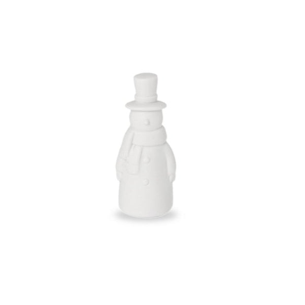 Deko Schneemann "Rune" Keramik Matt Weiß - Wohnen auf dem Land