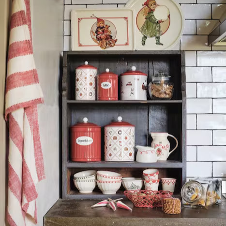 Box Vorratsdose "Christmas Time" Metall Motiv 2 Größen - Wohnen auf dem Land