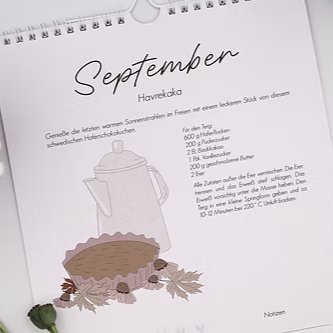 Jahreskalender "Schwedische Glücksrezepte" - Wohnen auf dem Land