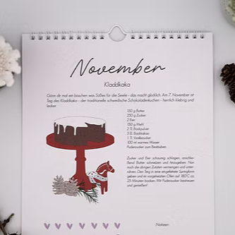 Jahreskalender "Schwedische Glücksrezepte" - Wohnen auf dem Land