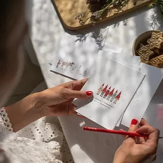 Postkarte "Das Schönste an Weihnachten" - Wohnen auf dem Land