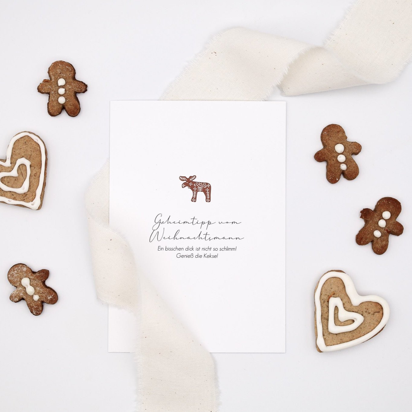 Postkarte "Geheimtipp vom Weihnachtsmann" - Wohnen auf dem Land