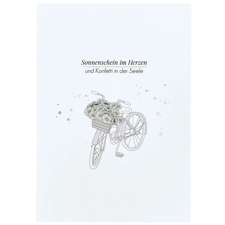 Postkarte "Sonnenschein im Herzen" - Wohnen auf dem Land