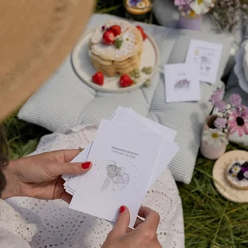 Postkarte "Sonnenschein im Herzen" - Wohnen auf dem Land