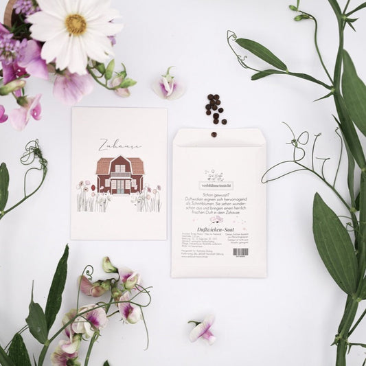 Duftwicken-Saat - Die Zuhause-Tüte - Wohnen auf dem Land
