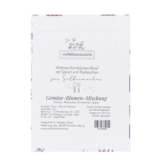 Gemüse-Blumenmischung - Die kleinen Dinge im Leben - Wohnen auf dem Land