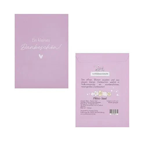 Phlox-Saat - Ein kleines Dankeschön! - Wohnen auf dem Land