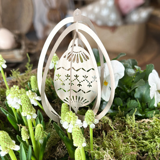 Anhänger Deko Ostereier "Osterzauber" Papier 3 Varianten - Wohnen auf dem Land