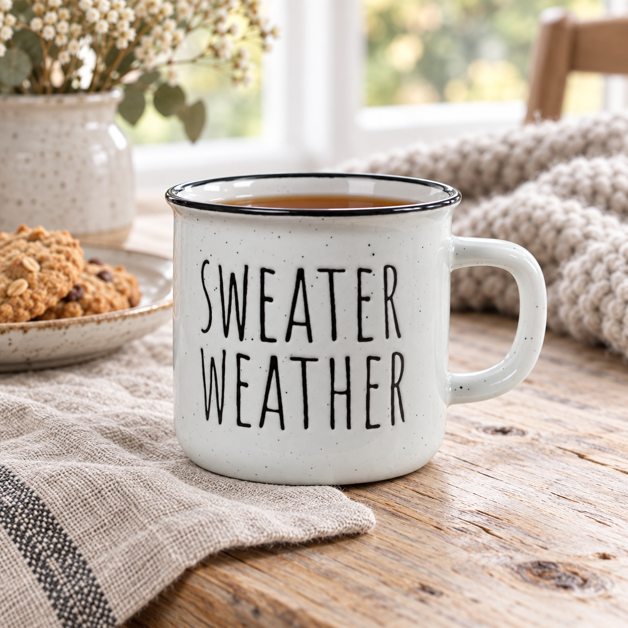 Tasse Sweater Weather Weiß 285 ml
