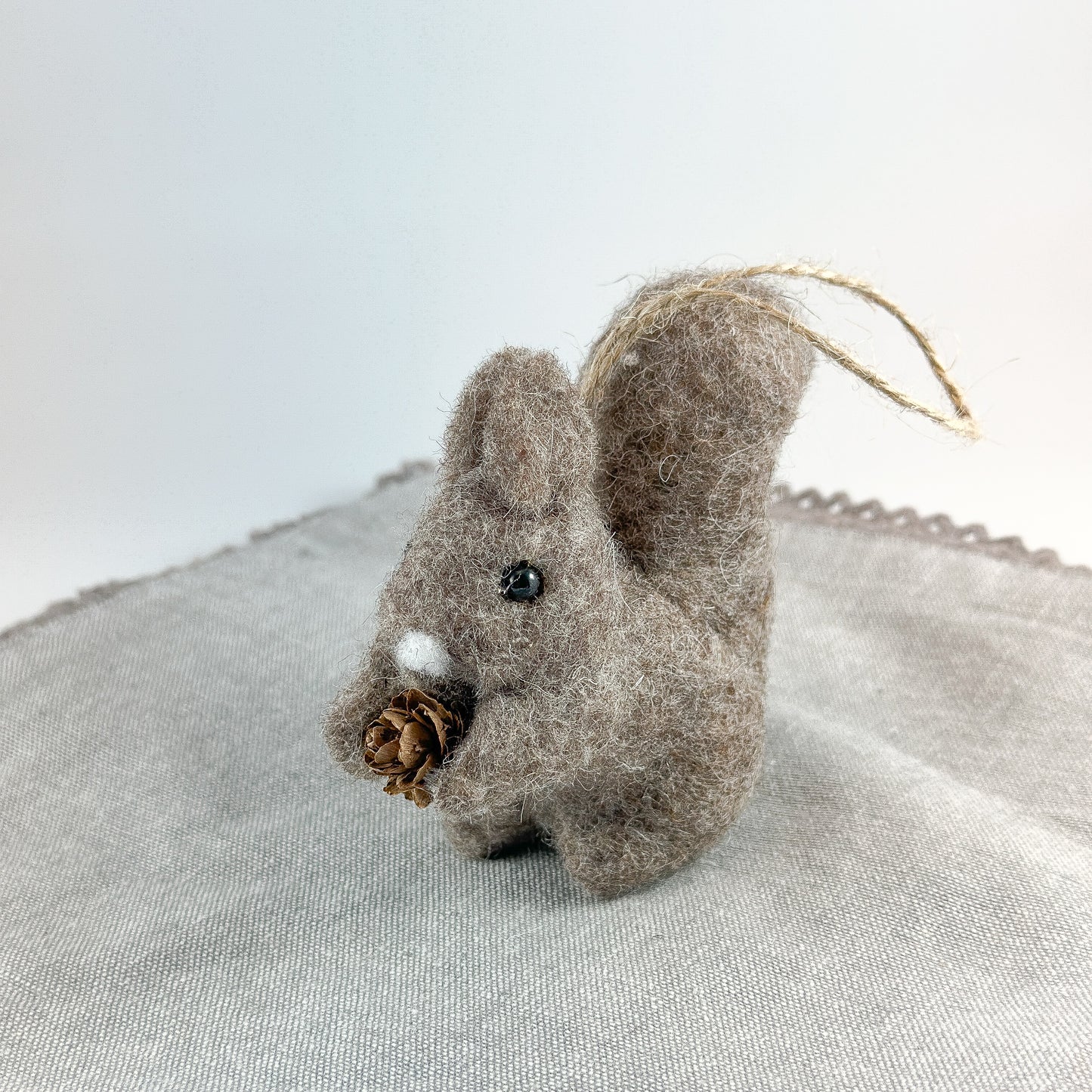 Anhänger "Tiere des Waldes" Filz Grau 4 Varianten - Wohnen auf dem Land