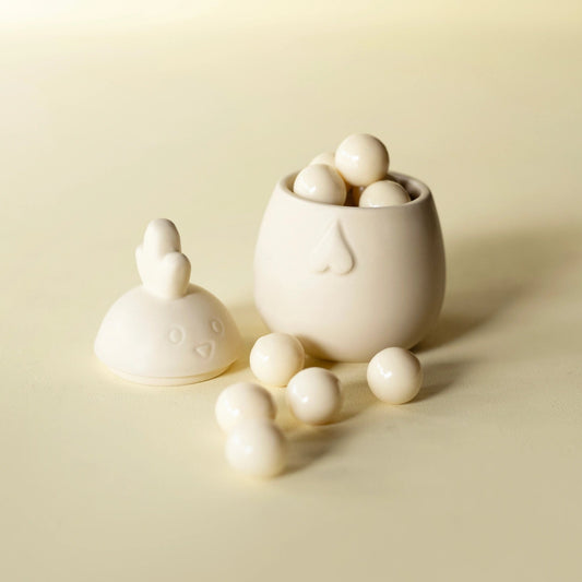 Schale Dose "Hahn & Henne" mit Deckel gelb 2er Set - Wohnen auf dem Land