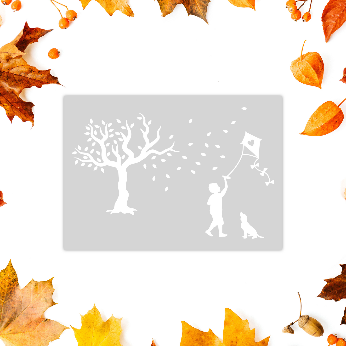 Aufkleber "Junge mit Drachen“ - Wohnen auf dem Land