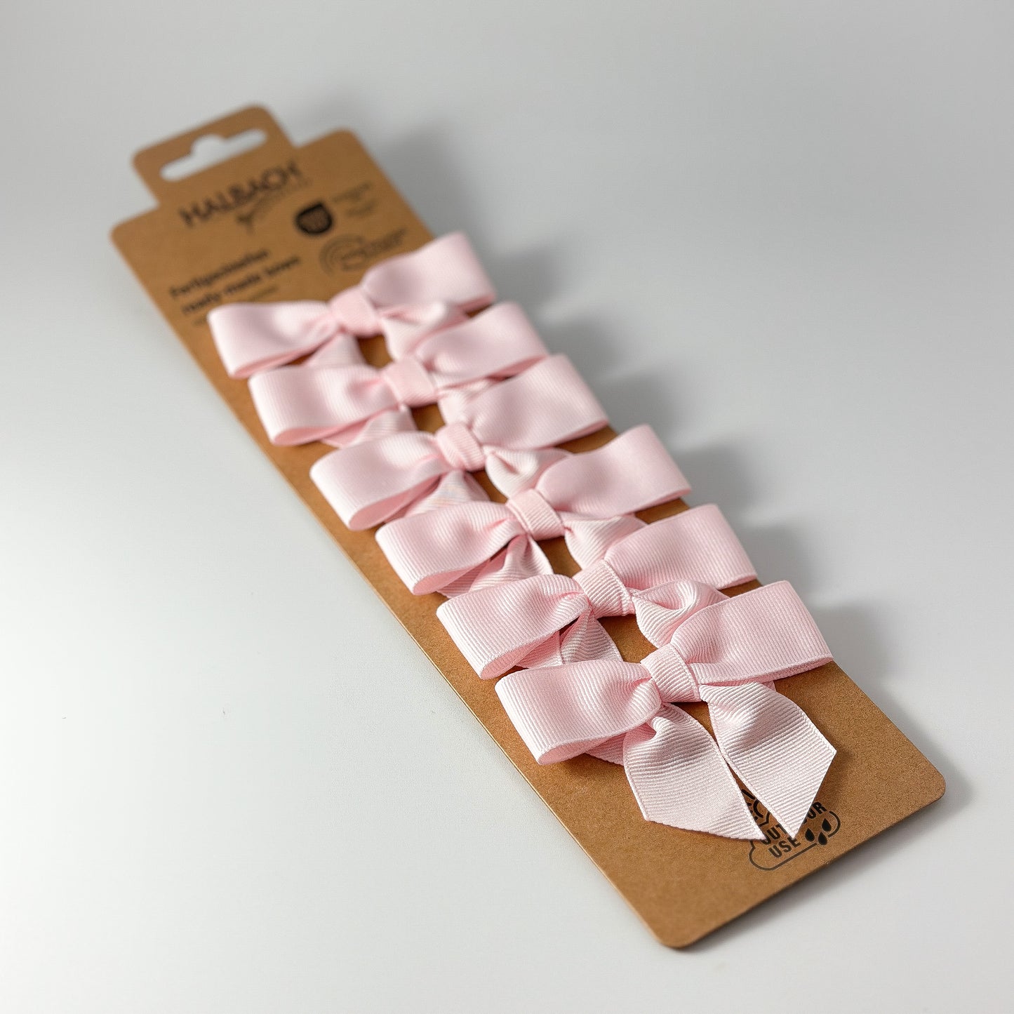 Dekoband "Spring Bow" mit Drahtclip, 6er Set in 3 Farben, weiße Schleifen aus Ripsband für Dekorationen, von Wohnen auf dem Land