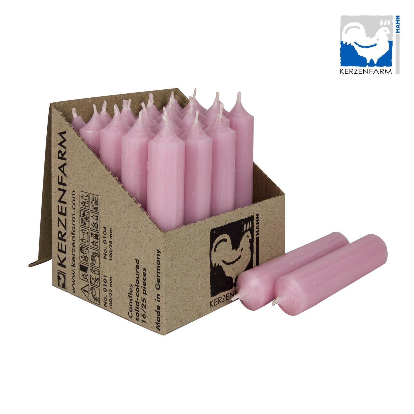 Stabkerze 100x22 6 Farben - Wohnen auf dem Land