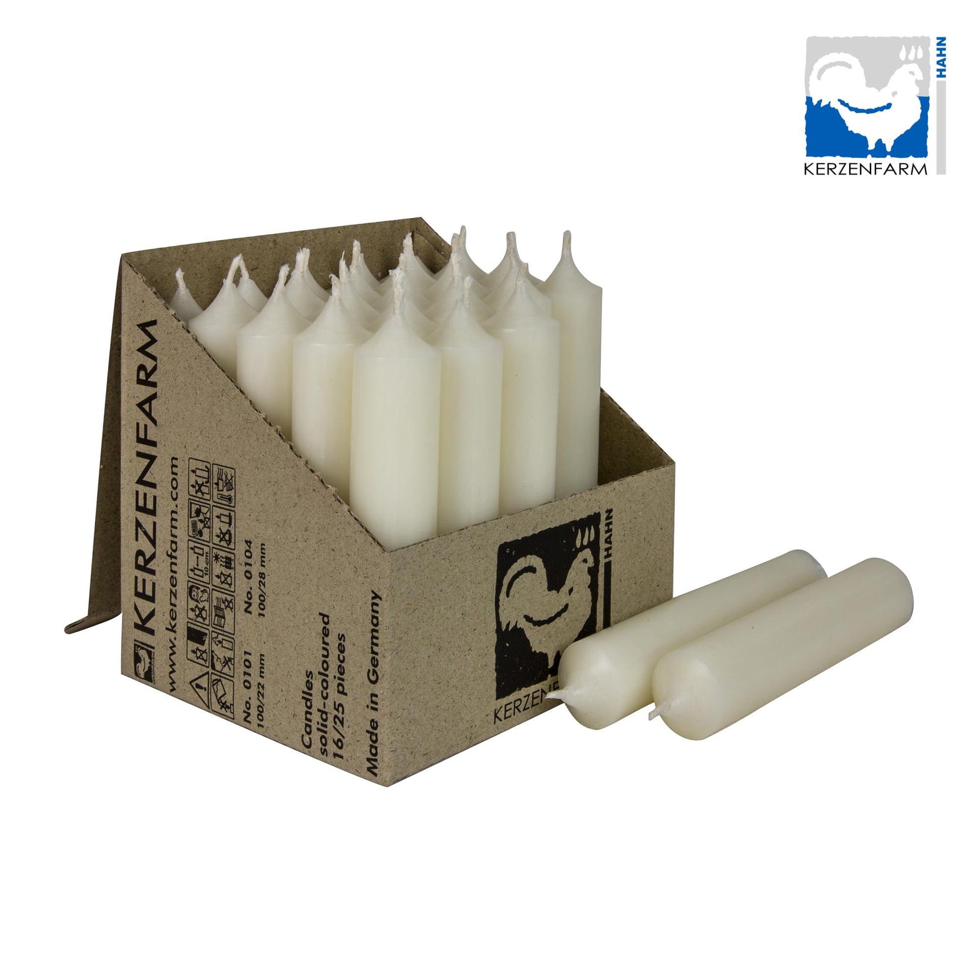 Stabkerze 100x22 6 Farben - Wohnen auf dem Land