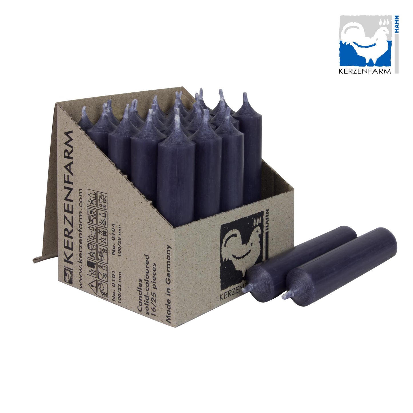 Stabkerze 100x22 7 Farben - Wohnen auf dem Land