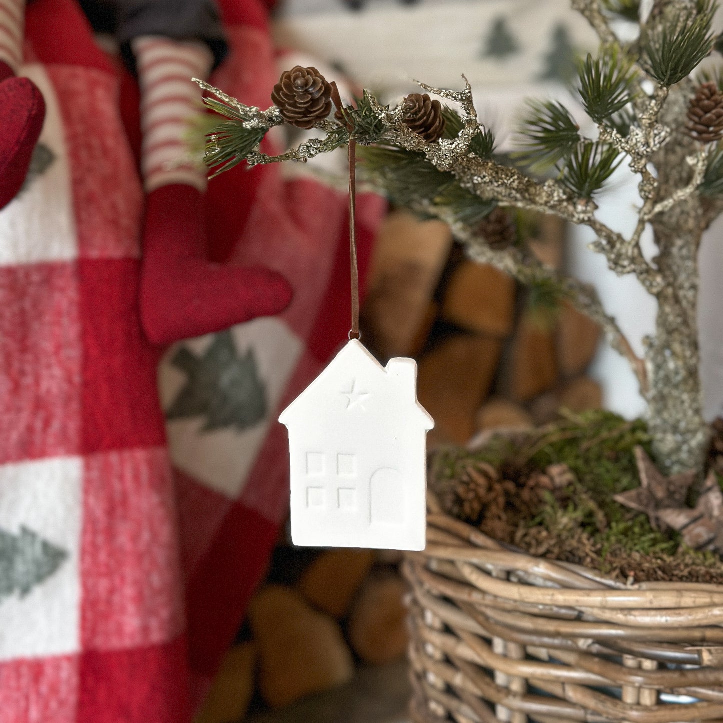 Zeder mit Zapfen "Cedar Grace" Grün 91cm - Wohnen auf dem Land