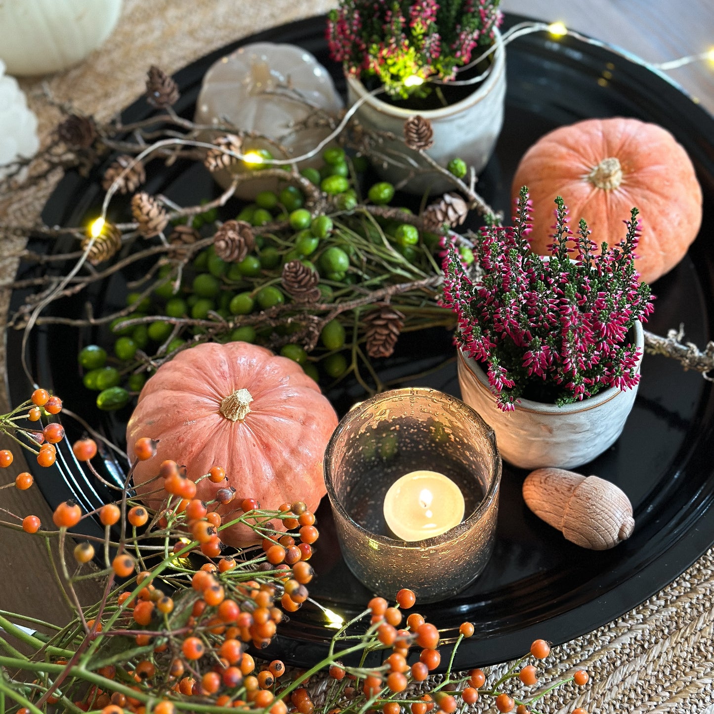 Blumenpot Übertopf "Ecru" Keramik creme weiß 8cm - Wohnen auf dem Land