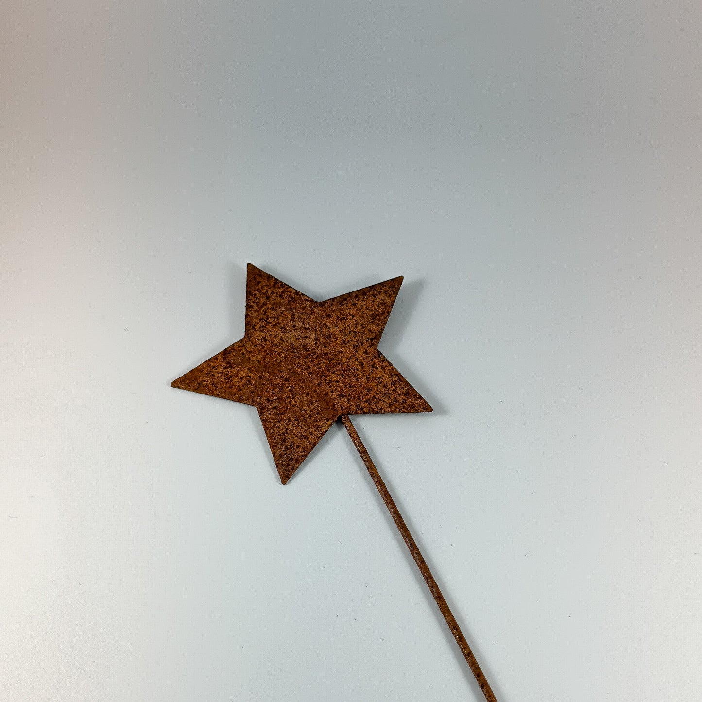 Pflanzenstecker "Stern" Metall Rost 35cm - Wohnen auf dem Land