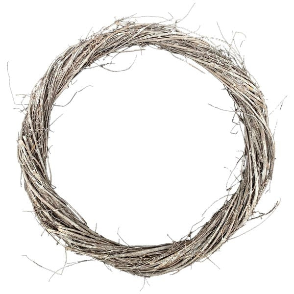 Kranz "Willow" Wild Slim Grau-Weiß 3 Größen - Wohnen auf dem Land