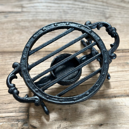 Stövchen Warmhalteplatte "Chaleur Ronde" Eisen rund schwarz 18cm - Wohnen auf dem Land